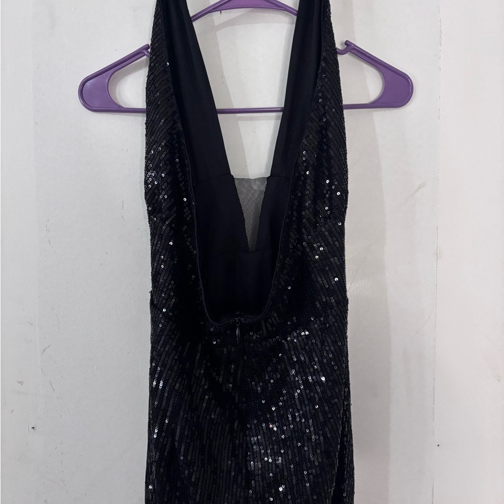 Plunge sequence jumpsuit - Picture 4 of 4